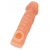Телесная закрытая насадка с шершавой головкой Cock Sleeve Size M - 15,6 см. - KOKOS - в Омске купить с доставкой