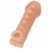 Телесная закрытая насадка с шишечками Cock Sleeve Size M - 15,6 см. - KOKOS - в Омске купить с доставкой
