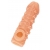Телесная закрытая насадка с пучками шишечек Cock Sleeve Size L - 17,6 см. - KOKOS - в Омске купить с доставкой