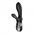 Черный анальный вибратор Heat Climax+ с функцией нагрева - 20,6 см. - Satisfyer - в Омске купить с доставкой