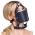 Черный намордник с кляпом-шаром Head Harness With A Gag - Orion - купить с доставкой в Омске