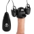 Черная стимулирующая насадка для головки полового члена Multi Speed Vibrating Penis Head Teaser - XR Brands - в Омске купить с доставкой