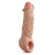 Телесная насадка-удлинитель Intrepid 9.25 Inch Realistic Penis Extender Sleeve - 23,5 см. - Blush Novelties - в Омске купить с доставкой