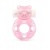 Розовое эрекционное виброкольцо в форме мишки - 1137 - в Омске купить с доставкой