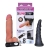 Страпон с 2 насадками и вибрацией UniStrap - 20 и 18 см. - LOVETOY (А-Полимер) - купить с доставкой в Омске