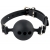 Силиконовый кляп-шар с отверстиями для дыхания Silicone Breathable Ball Gag Small - Pipedream - купить с доставкой в Омске