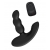 Черный силиконовый стимулятор простаты Levett Nitoc с пультом ДУ - Levett - в Омске купить с доставкой