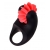 Чёрно-красное эрекционное виброкольцо Erotist - Erotist Adult Toys - в Омске купить с доставкой