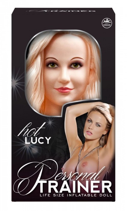 Надувная кукла с вибрацией и 2 любовными отверстиями Hot Lucy Lifesize Love Doll - NMC - в Омске купить с доставкой
