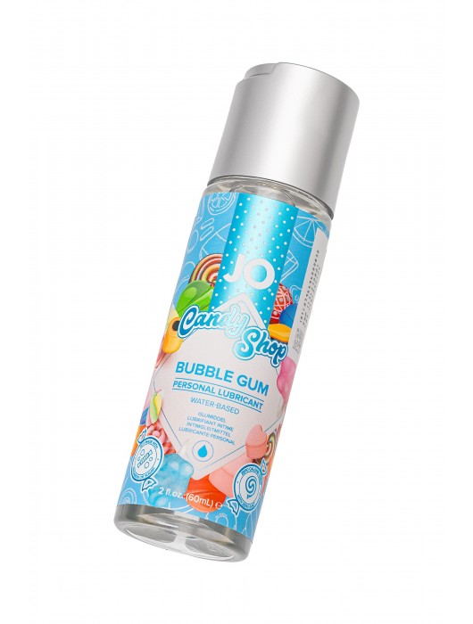 Смазка на водной основе Candy Shop Bubblegum с ароматом жвачки - 60 мл. - System JO - купить с доставкой в Омске