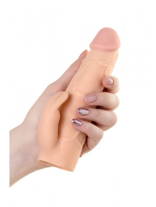 Телесная насадка Toyfa XLover для увеличения размера - 16,8 см. - ToyFa - в Омске купить с доставкой