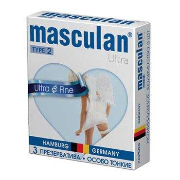 Ультратонкие презервативы Masculan Ultra Fine с обильной смазкой - 3 шт. - Masculan - купить с доставкой в Омске