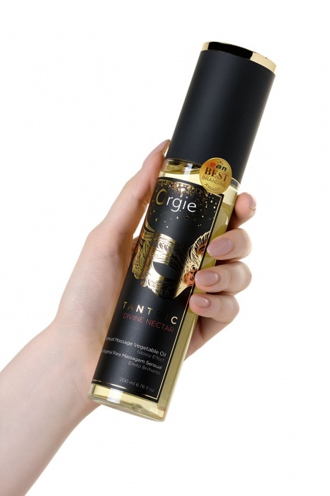 Растительное массажное масло Orgie Tantric Divine Nectar - 200 мл. - ORGIE - купить с доставкой в Омске