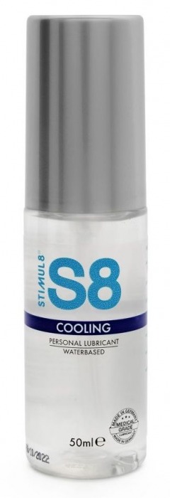 Охлаждающий лубрикант на водной основе S8 Cooling Lube - 50 мл. - Stimul8 - купить с доставкой в Омске