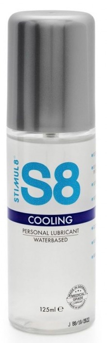 Охлаждающий лубрикант на водной основе S8 Cooling Lube - 125 мл. - Stimul8 - купить с доставкой в Омске