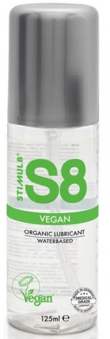 Веганский лубрикант на водной основе S8 Vegan Lube - 125 мл. - Stimul8 - купить с доставкой в Омске