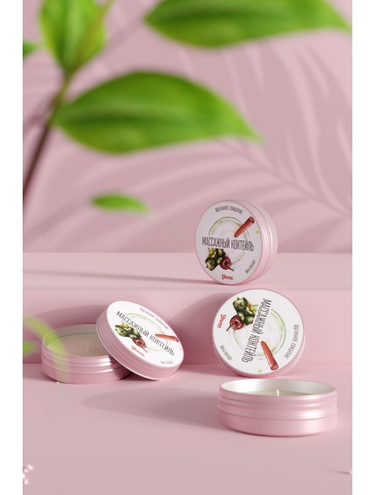 Массажная свеча «Массажный коктейль» с ароматом пина колады - 30 мл. - ToyFa - купить с доставкой в Омске