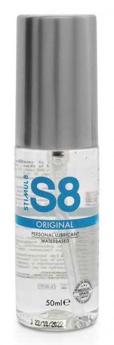 Универсальный лубрикант на водной осноdе S8 Original Lube - 50 мл. - Stimul8 - купить с доставкой в Омске