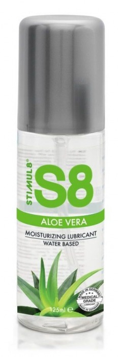 Лубрикант на водной основе S8 Aloe Vera Lube - 125 мл. - Stimul8 - купить с доставкой в Омске