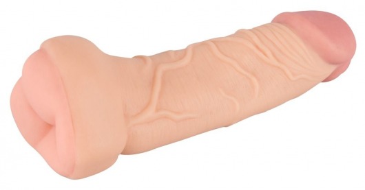 Телесная насадка-мастурбатор 2-in-1 Extension Masturbator - 21 см. - Orion - в Омске купить с доставкой