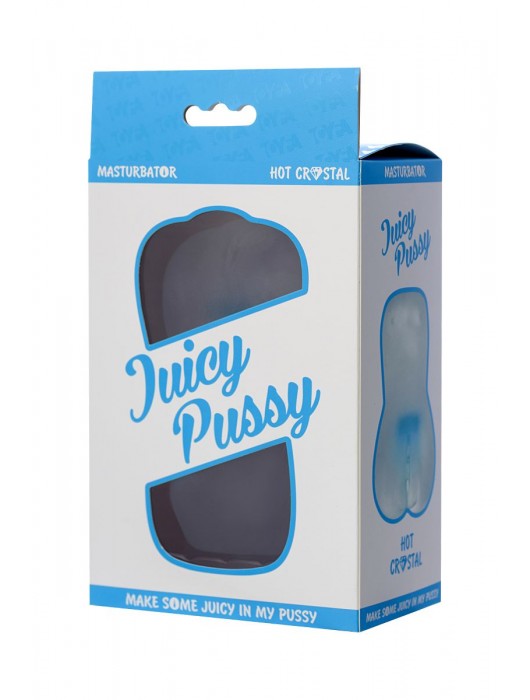 Прозрачный реалистичный мастурбатор Juicy Pussy Hot Crystal - ToyFa - в Омске купить с доставкой