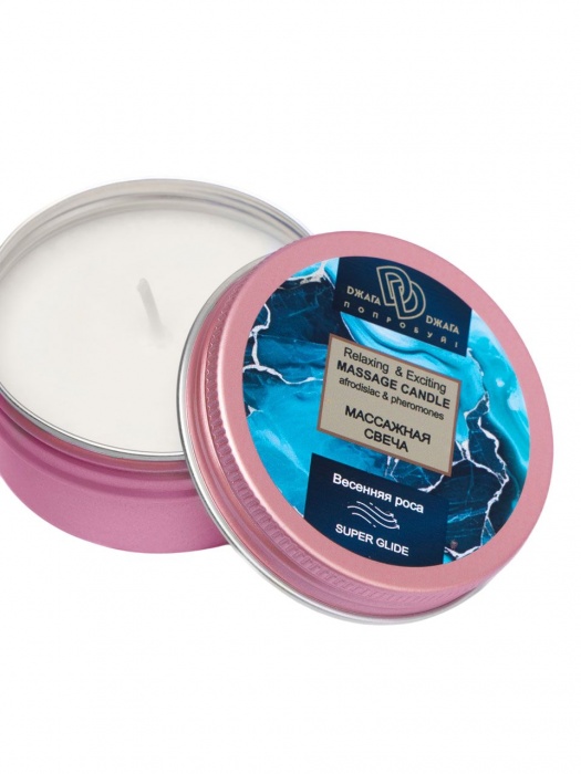 Массажная свеча  Весенняя роса - БиоМед - купить с доставкой в Омске