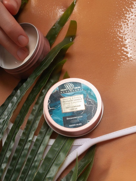 Массажная свеча  Весенняя роса - БиоМед - купить с доставкой в Омске
