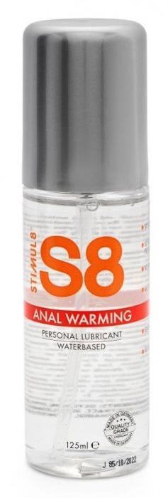 Согревающий анальный лубрикант Stimul8 Warming Anal Lube - 125 мл. - Stimul8 - купить с доставкой в Омске