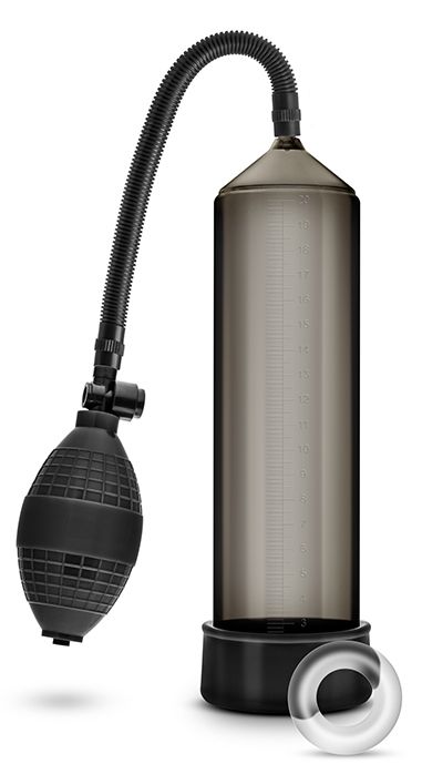 Черная вакуумная помпа VX101 Male Enhancement Pump - Blush Novelties - в Омске купить с доставкой