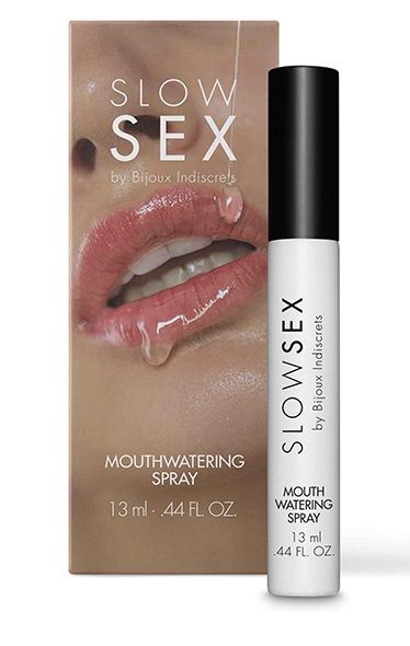 Спрей для усиления слюноотделения Slow Sex Mouthwatering Spray - 13 мл. - Bijoux Indiscrets - купить с доставкой в Омске