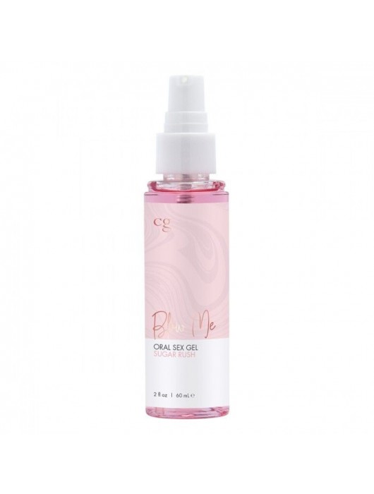 Гель для орального секса Sugar Rush с ароматом сладкой ваты - 60 мл. - CG - купить с доставкой в Омске