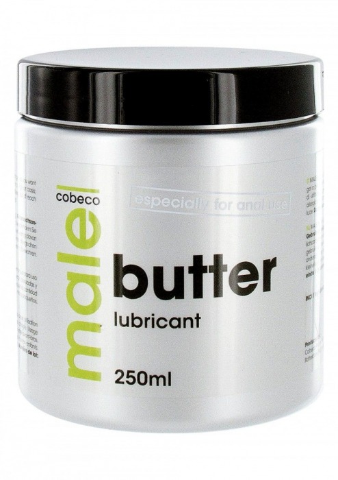 Анальный лубрикант MALE Cobeco Butter Lubricant - 250 мл. - Cobeco - купить с доставкой в Омске