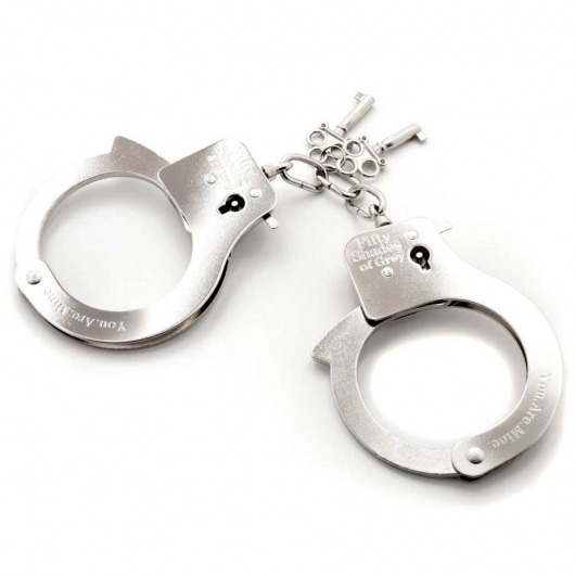 Металлические наручники Metal Handcuffs - Fifty Shades of Grey - купить с доставкой в Омске