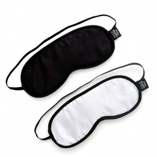Набор из двух масок на глаза Soft Blindfold Twin Pack - Fifty Shades of Grey - купить с доставкой в Омске