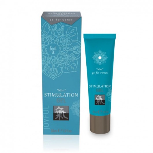 Возбуждающий интимный гель STIMULATION GEL Mint - 30 мл. - Shiatsu - купить с доставкой в Омске