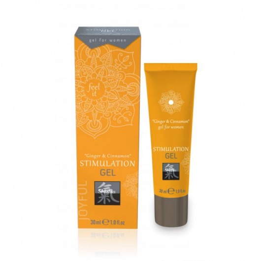 Возбуждающий интимный гель STIMULATION GEL Ginger   Cinnamon - 30 мл. - Shiatsu - купить с доставкой в Омске