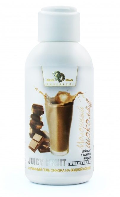 Интимный гель-смазка JUICY FRUIT с ароматом молочного шоколада - 100 мл. - БиоМед - купить с доставкой в Омске