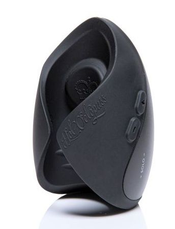 Черный инновационный мужской вибратор PULSE SOLO ESSENTIAL - Hot Octopuss - в Омске купить с доставкой