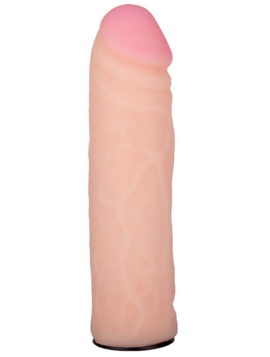 Пояс-трусики с насадкой Glamour Silver - 15,5 см. - LOVETOY (А-Полимер) - купить с доставкой в Омске