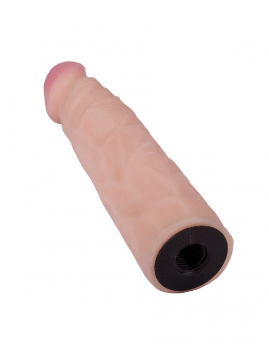 Пояс-трусики с насадкой Soft-Prince - 18,5 см. - LOVETOY (А-Полимер) - купить с доставкой в Омске