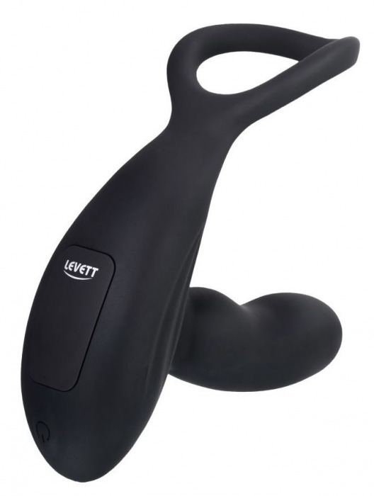 Черный стимулятор простаты Maud с вибрацией - Levett - в Омске купить с доставкой