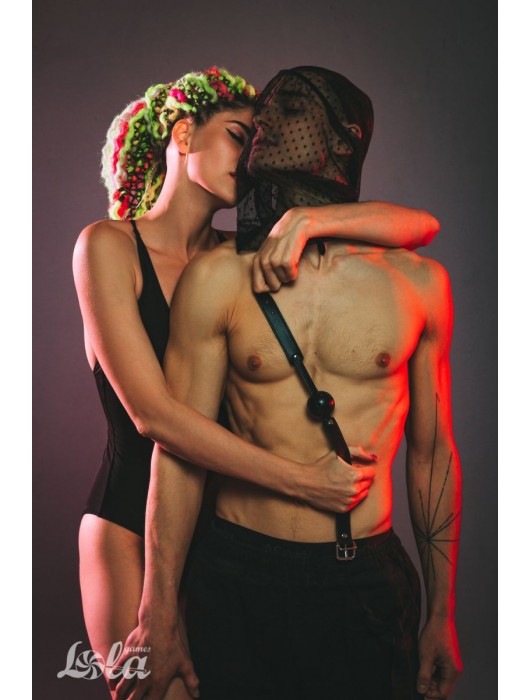 Черный кляп-шарик Joyride - Lola Games - купить с доставкой в Омске