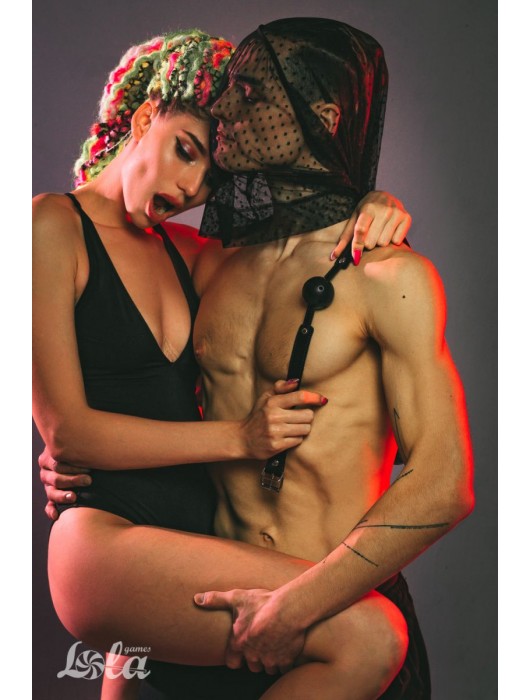 Черный кляп-шарик Joyride - Lola Games - купить с доставкой в Омске