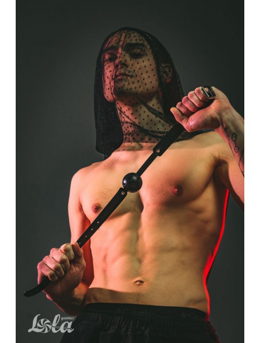 Черный кляп-шарик Joyride - Lola Games - купить с доставкой в Омске