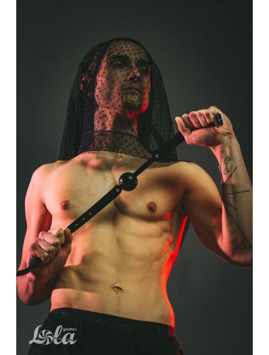 Черный кляп-шарик Joyride - Lola Games - купить с доставкой в Омске