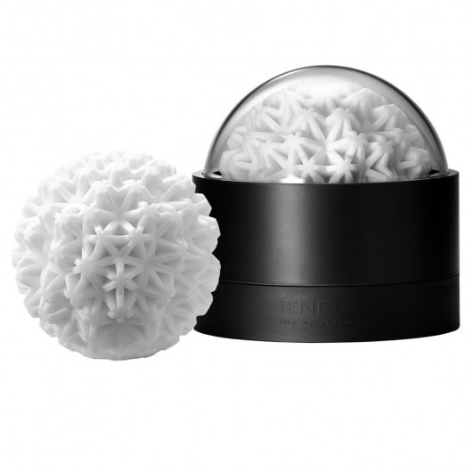Белый мастурбатор Tenga Geo Coral - Tenga - в Омске купить с доставкой