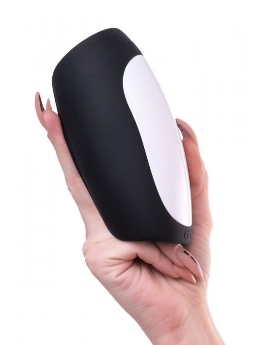 Черно-белый перезаряжаемый мастурбатор Erotist Hailstorm - Erotist Adult Toys - в Омске купить с доставкой