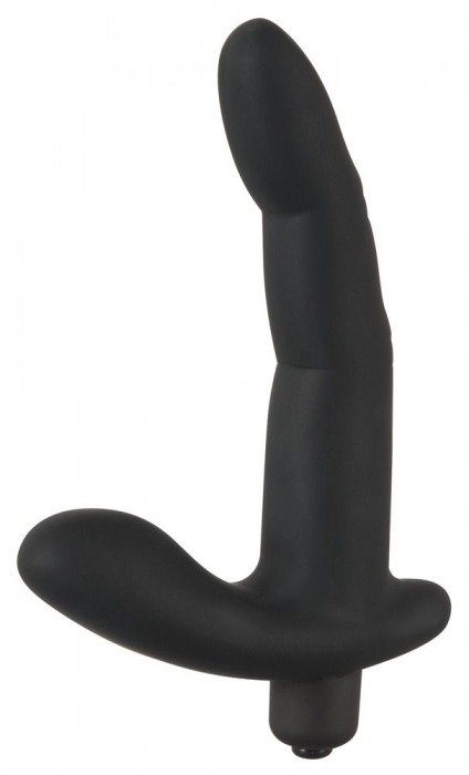 Черный вибромассажер простаты Naughty Finger Prostate Vibe - 13,8 см. - Orion - в Омске купить с доставкой