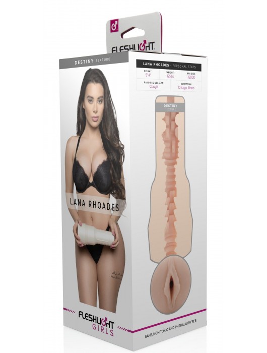 Мастурбатор-вагина Fleshlight Girls - Lana Rhoades Destiny - Fleshlight - в Омске купить с доставкой