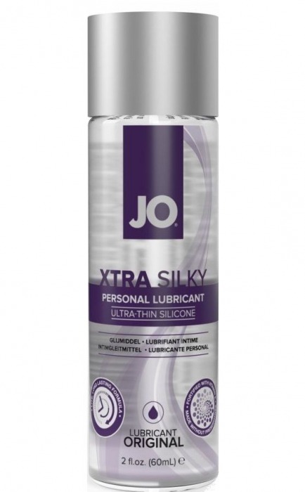 Лубрикант на силиконовой основе JO Xtra Silky - 60 мл. - System JO - купить с доставкой в Омске
